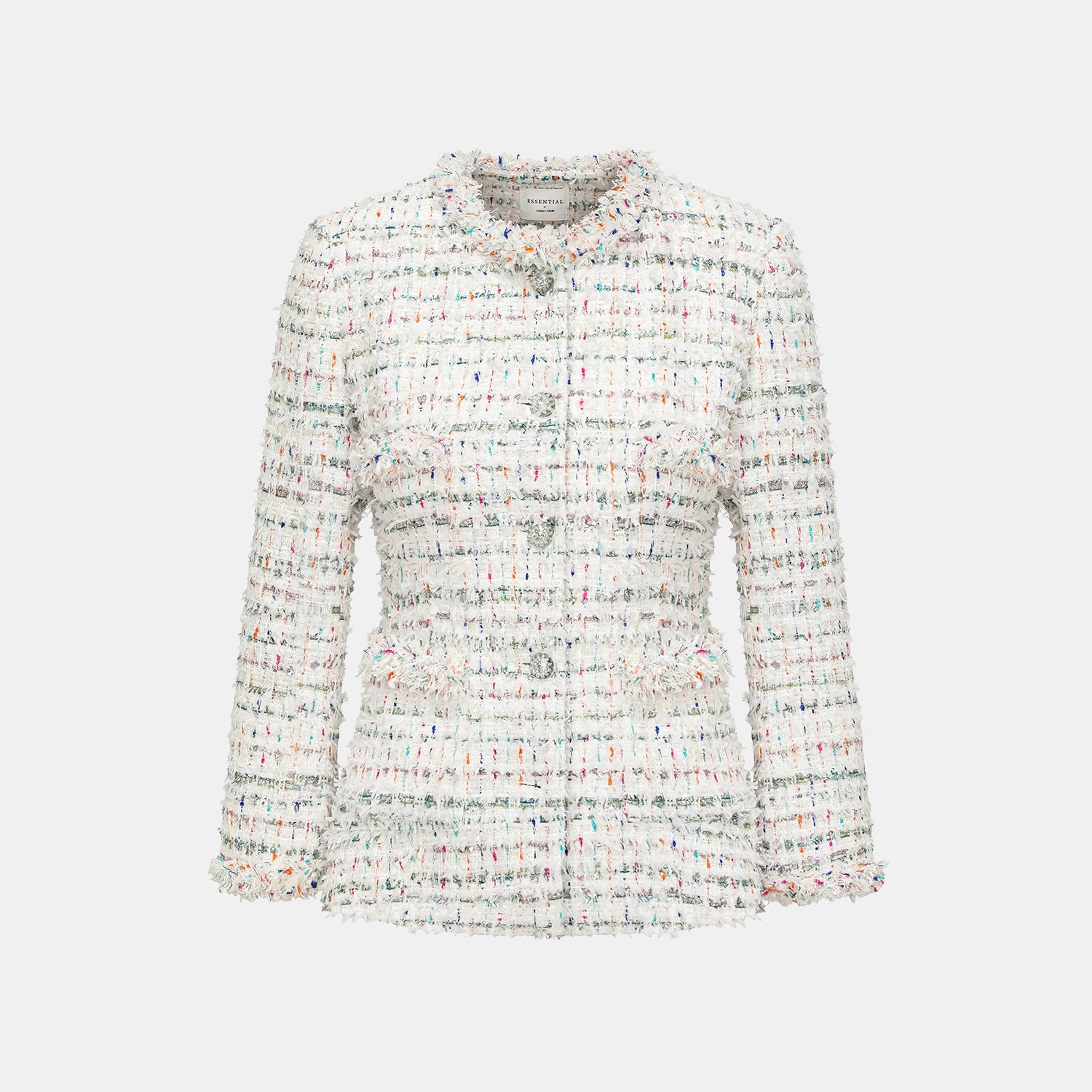 “冬日凡爾賽” 經典No.3修身花呢外套—Fruit Mille Crepe