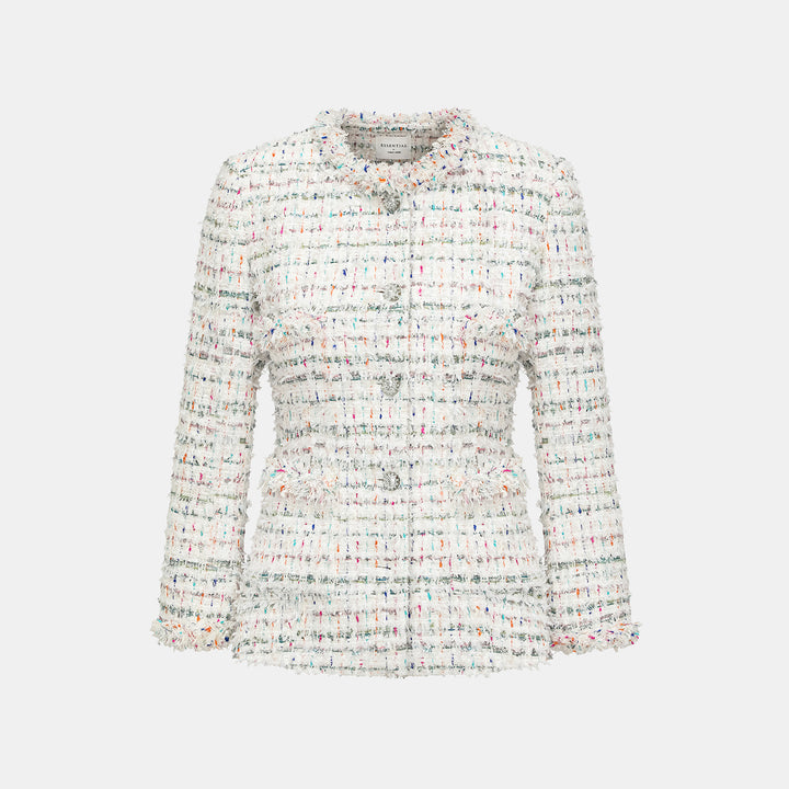 “冬日凡爾賽” 經典No.3修身花呢外套—Fruit Mille Crepe