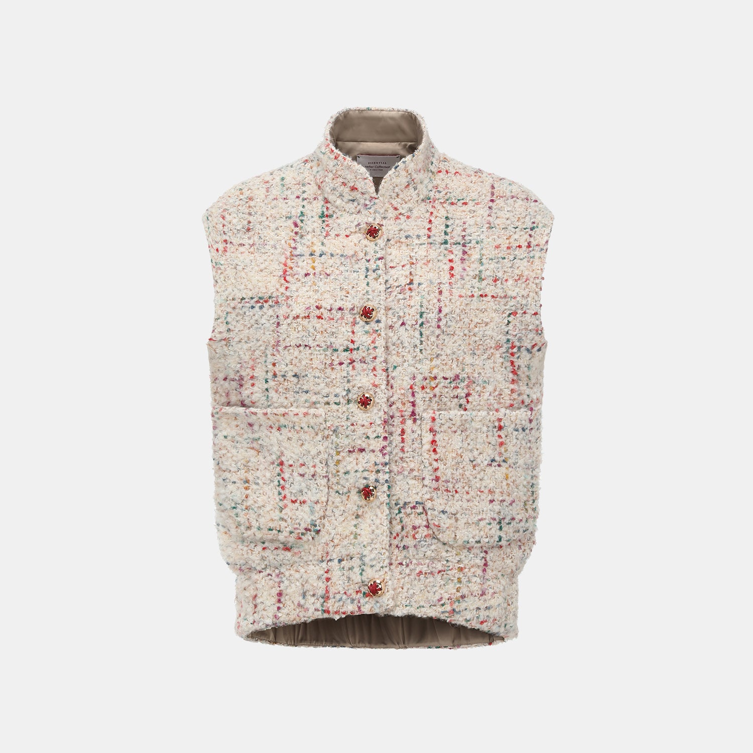 “Weekend at Monaco” 法國羊毛立體絨圈花呢Oversized背心—Marseille Breeze馬賽微風