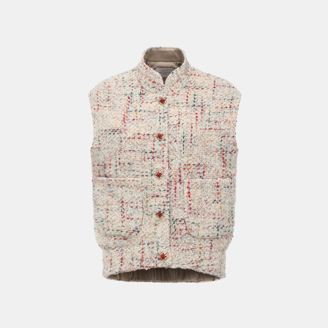 “Weekend at Monaco” 法國羊毛立體絨圈花呢Oversized背心—Marseille Breeze馬賽微風