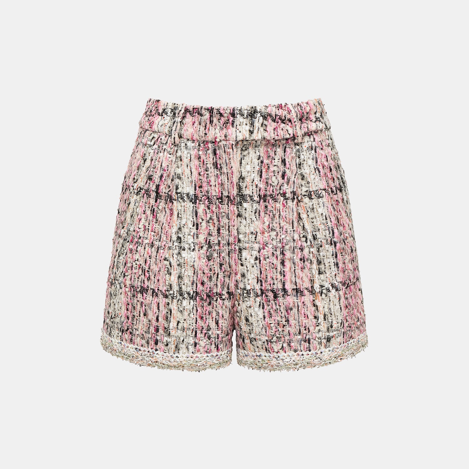 “Brunch at Ritz” Tweed Shorts—Ispahan 