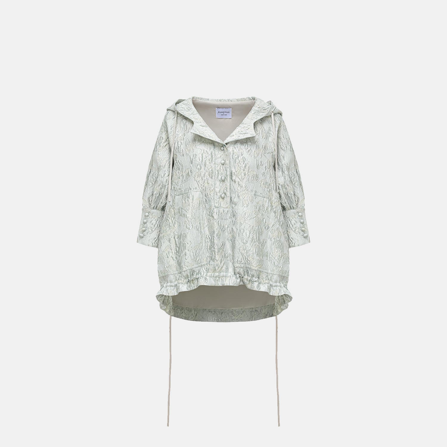 “春遊” 提花連帽拉繩上衣—Moonlit