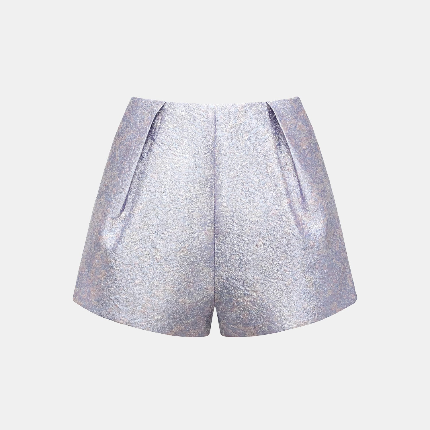 "Imperial Garden Teatime"  義大利立體提花輕國風短褲—荷塘月色