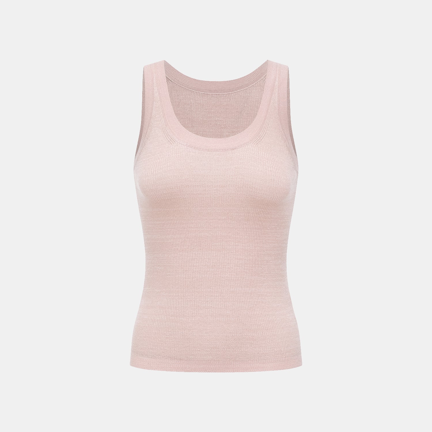 "Summer Diary" 涼感三醋酸喀什米爾針織背心—Blush