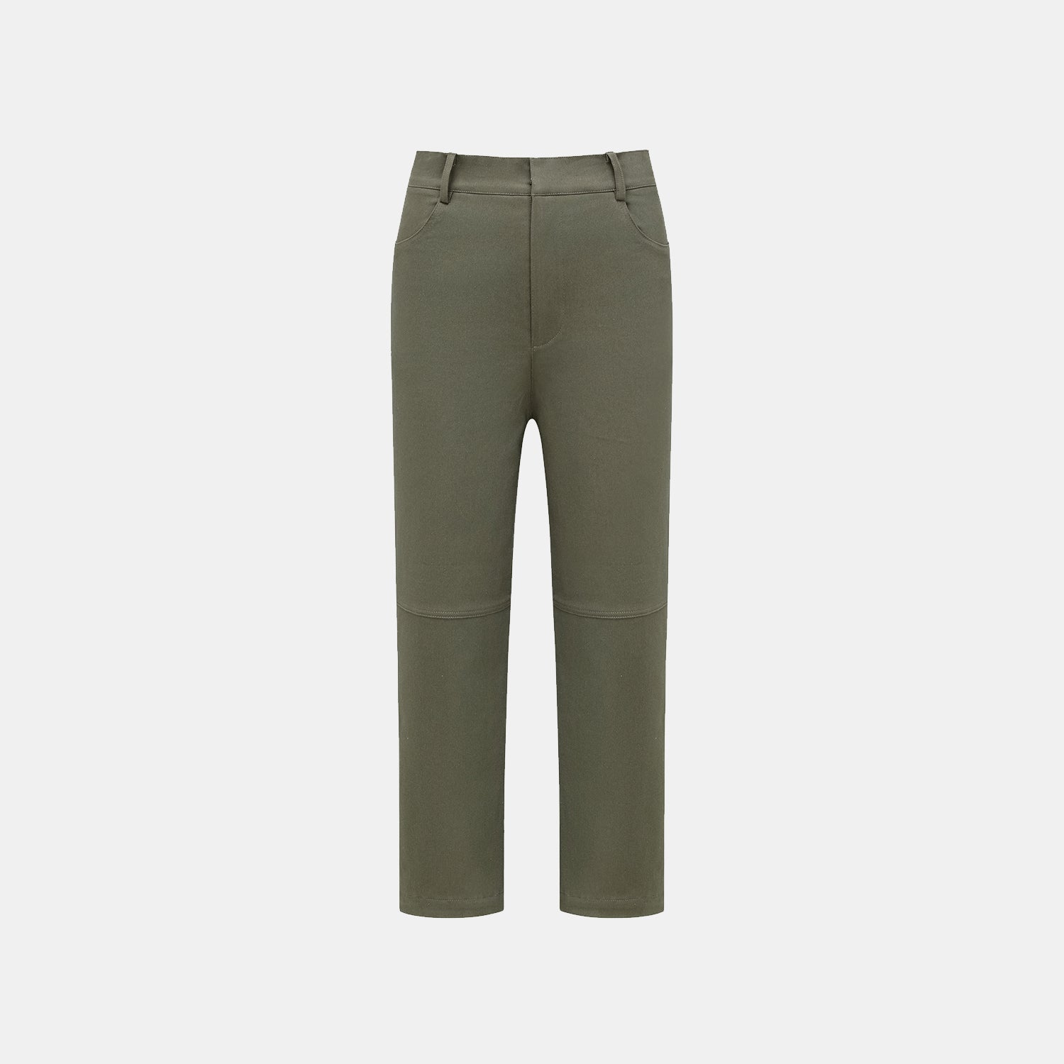 “Easy-go Chic” Premium 頂級高彈力棉牛仔九分褲—深灰