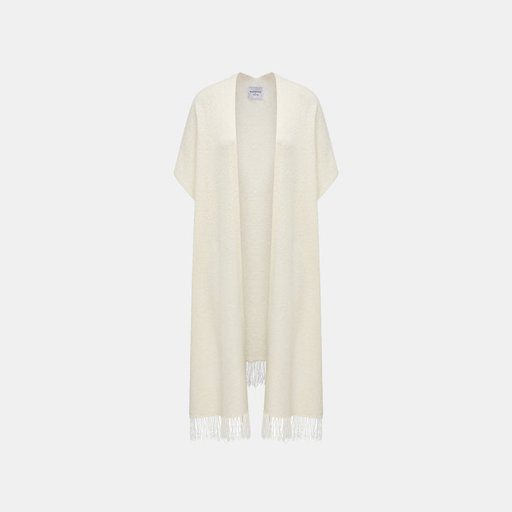 “Autumn Diary”Cashmere雲絨針織流蘇披肩—DuomoReverie畫境白夢