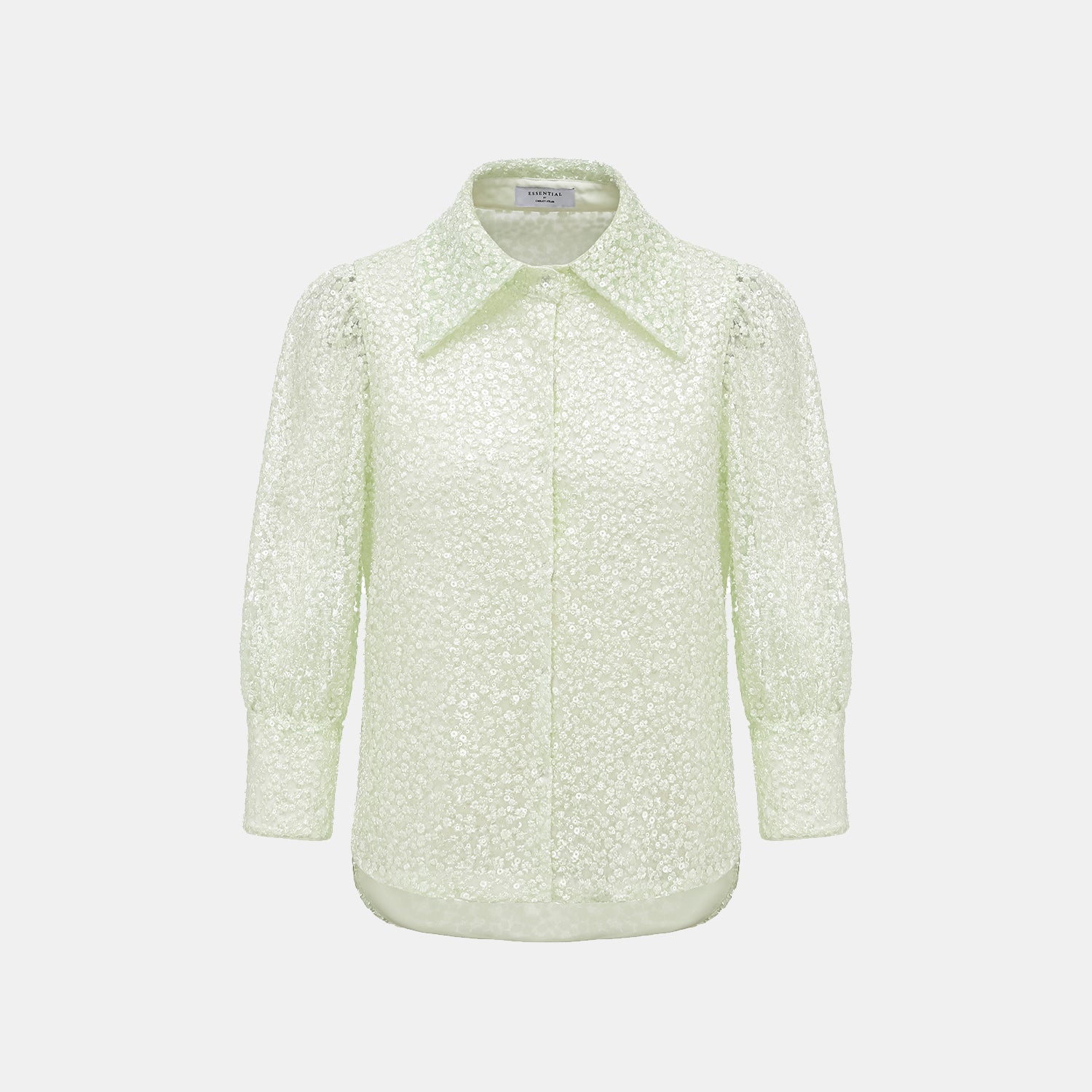 “春意” 立體珠繡輕國風襯衫