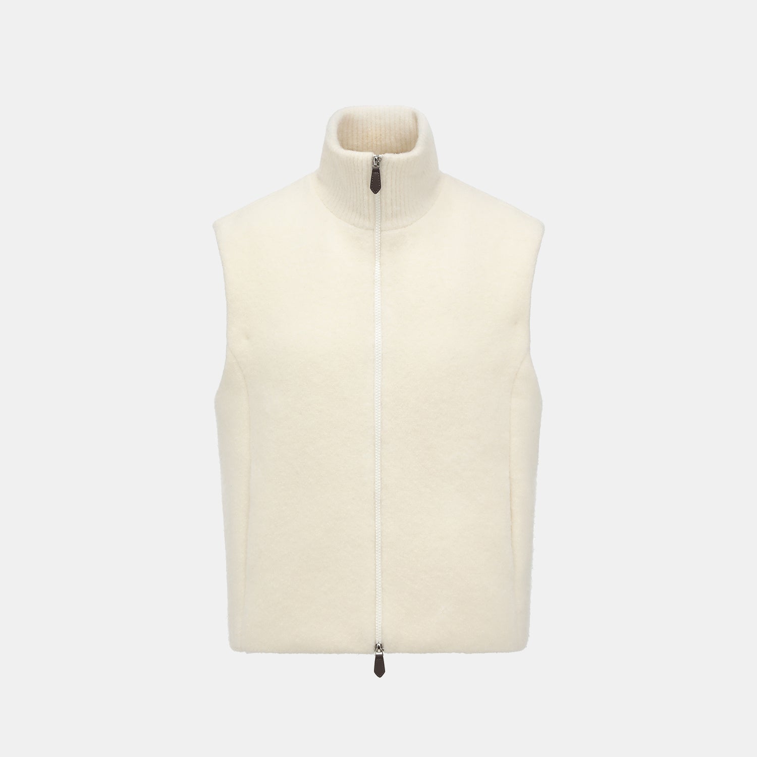 “Winter Diary”100%Cashmere頂級90白鵝絨朵高領背心—Snowlight Frames雪日菲林