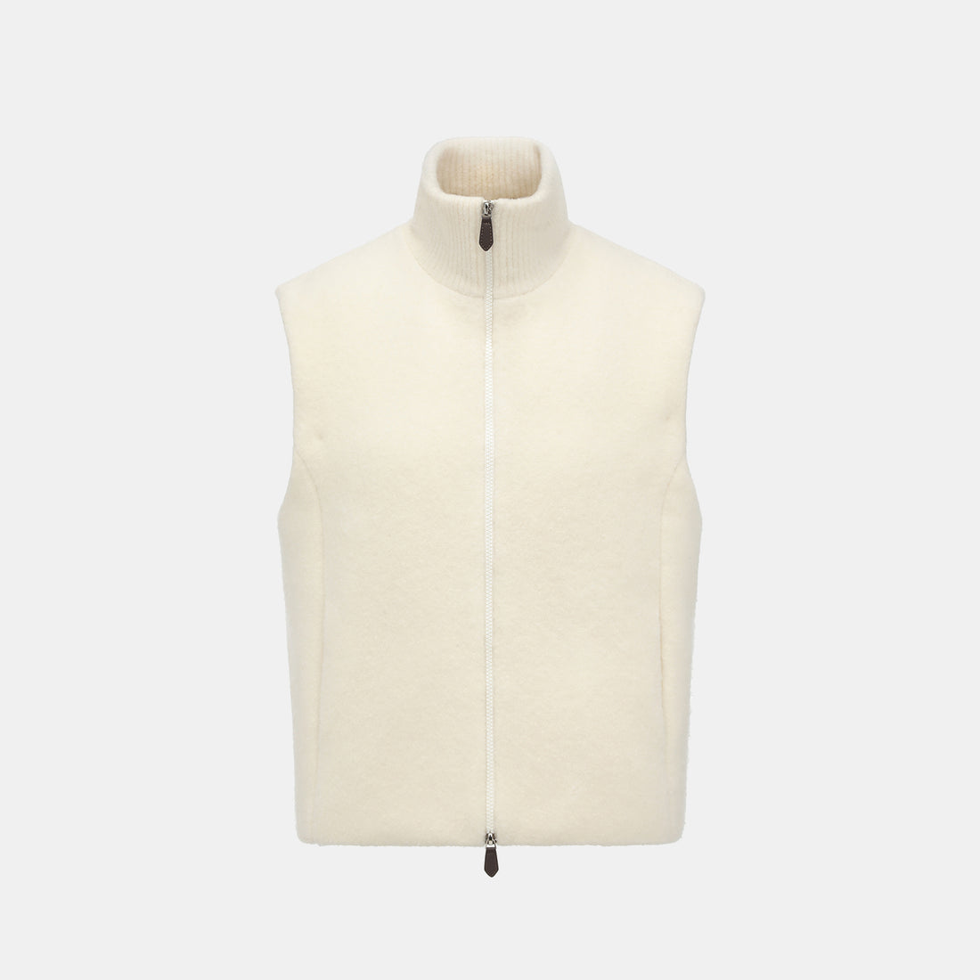 “Winter Diary”100%Cashmere頂級90白鵝絨朵高領背心—Snowlight Frames雪日菲林