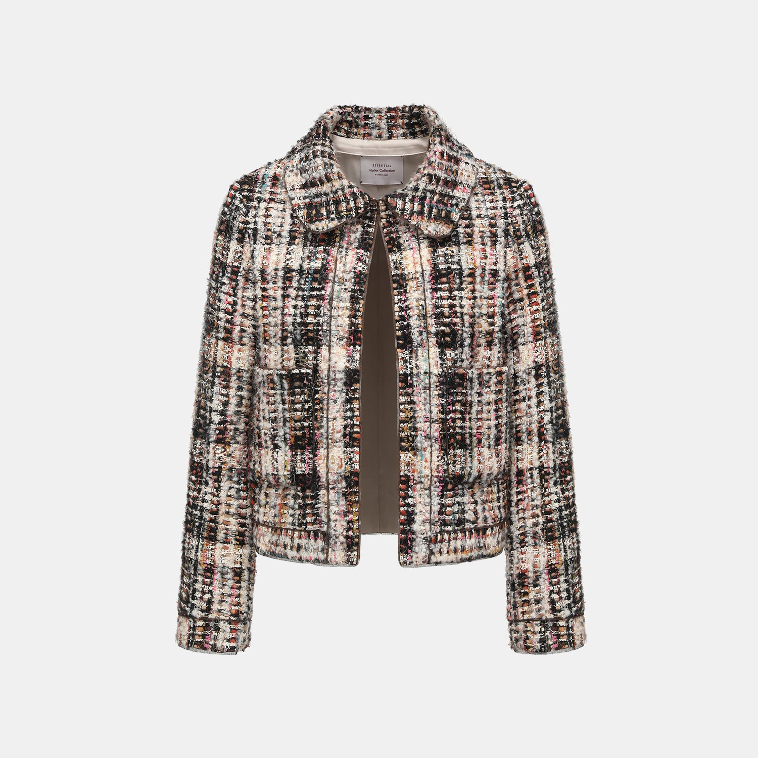 "午後洛杉磯"法國立體絨圈格織羊毛花呢外套—Manchester Pictorial曼城畫報