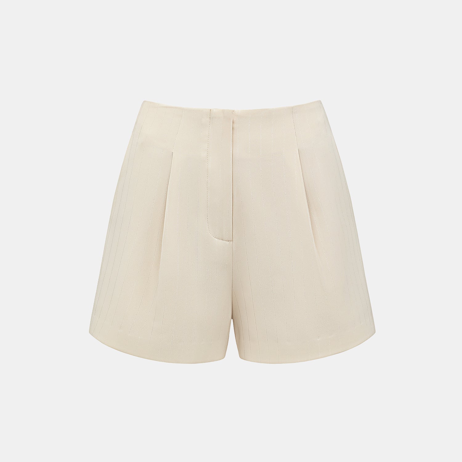 "Speak Sleek." 銀織工藝直條西裝短褲—Drifted Light自由掠影