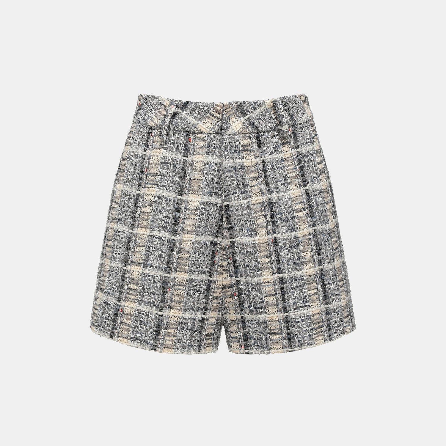 "Oxford Autumn Elegance" 浮織蕾絲花呢短褲—Fair Isle Romance費爾島浪漫