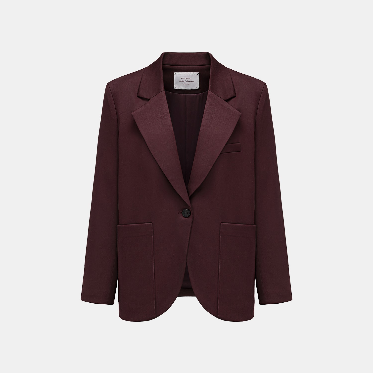 “Westminster Weekdays." 義大利頂級羊毛西裝外套—Merlot Burgundy梅洛紅酒