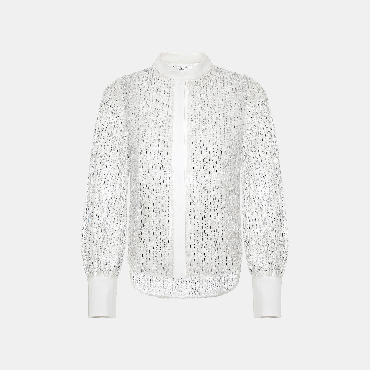 “Welcome to my party.”  奢華鑽鑲蕾絲中式襯衫—Radiant Cut.