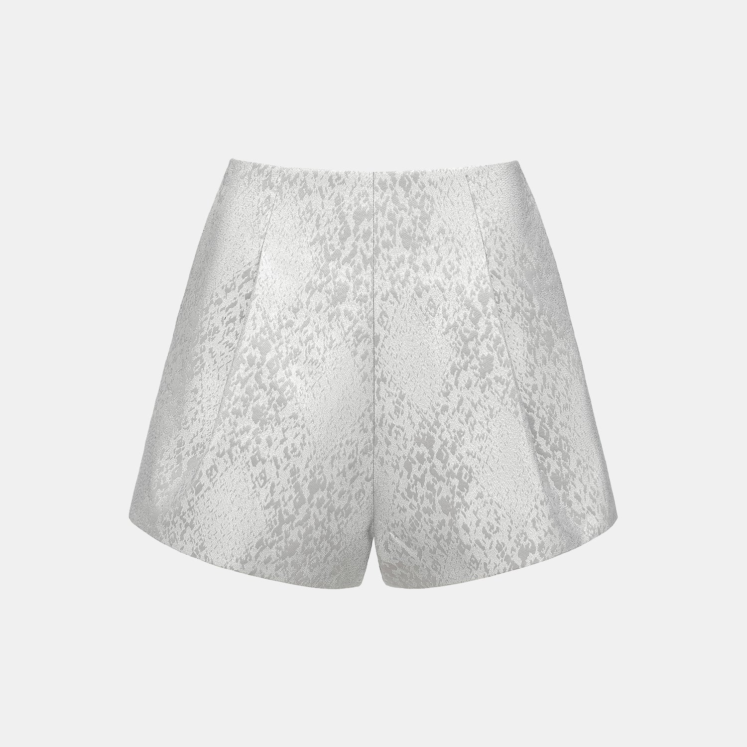 "春意"西班牙提花工藝提花短褲—暮紫雲光