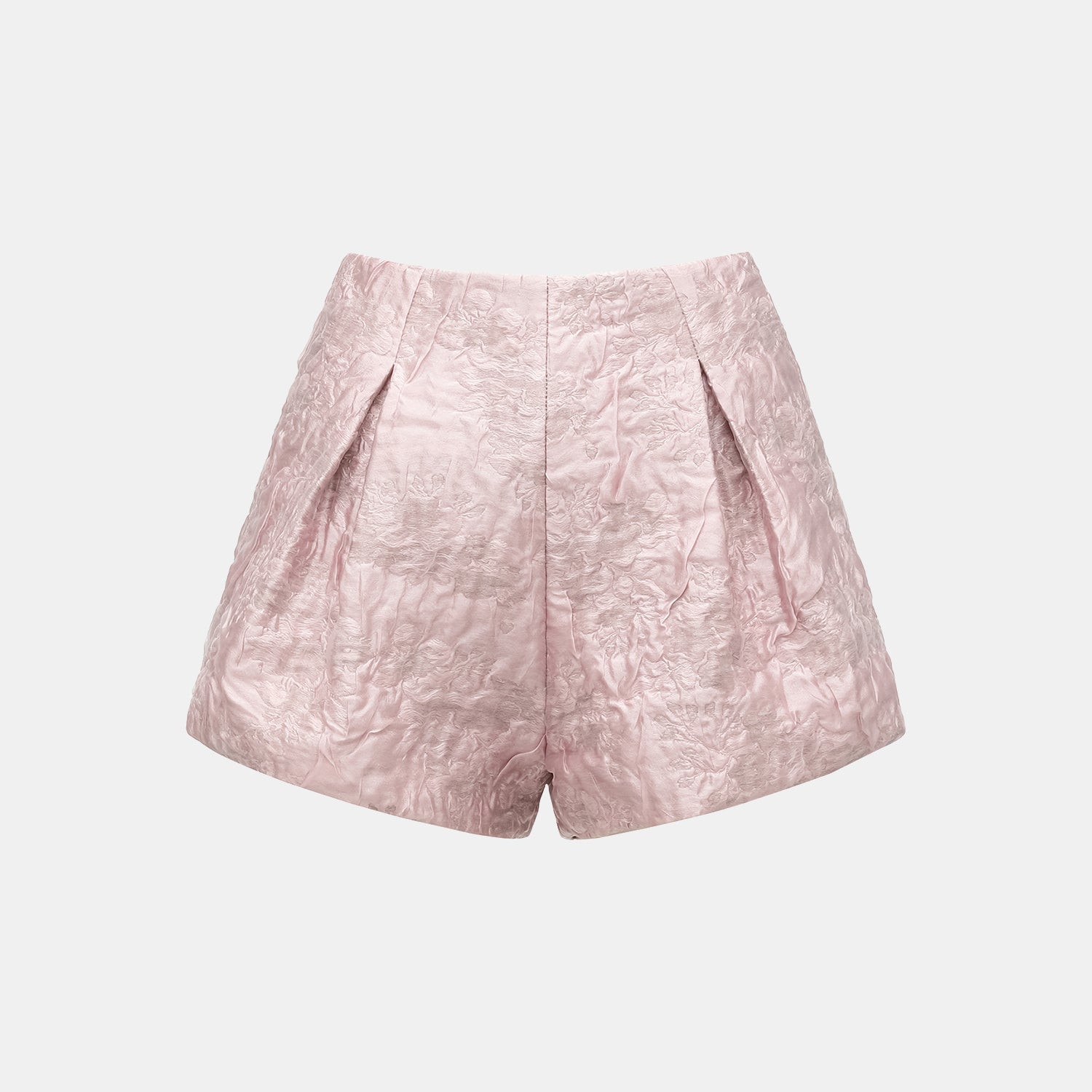 “春意” 冰晶提花輕國風短褲—薔薇露