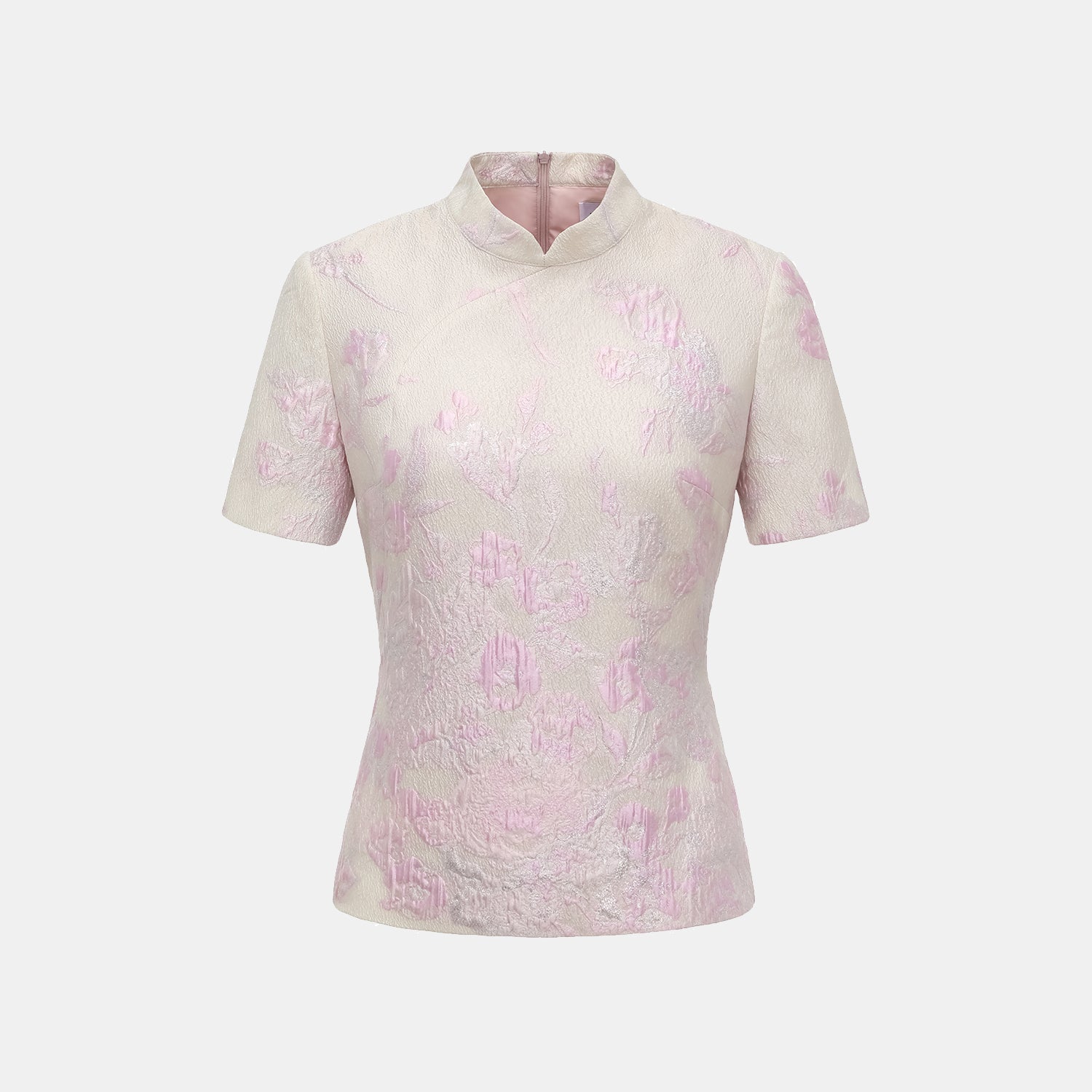 “春意” 提花輕國風上衣—浮光露櫻