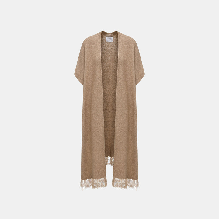 “Autumn Diary” Cashmere雲絨針織流蘇披肩—Brera Serenade布雷拉暮調