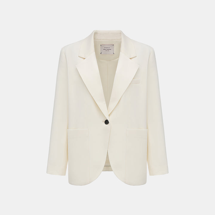 “Westminster Weekdays." 義大利頂級羊毛西裝外套—Dewed Jasmine晨露白茉