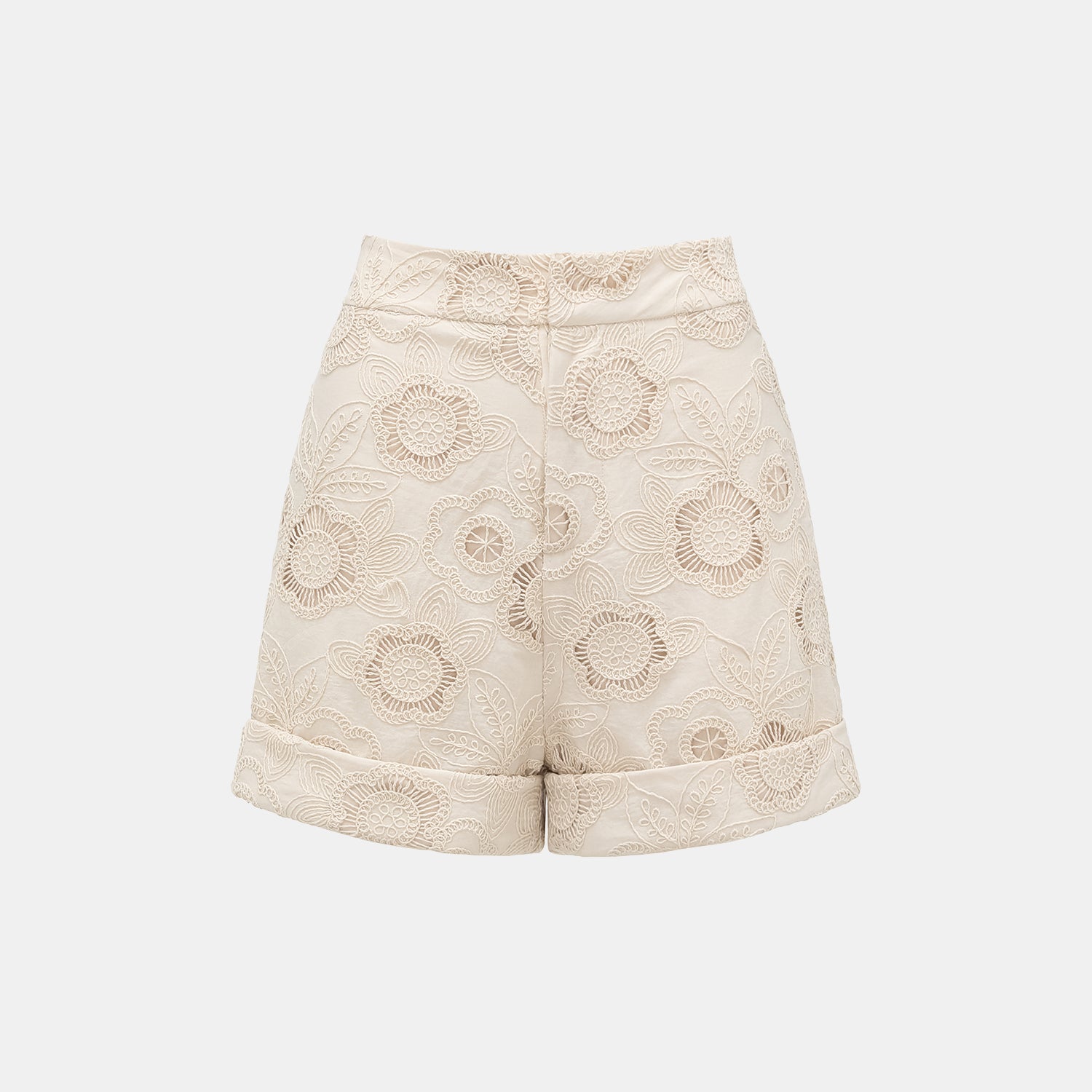 “慵懶俏麗” 義大利蕾絲短褲