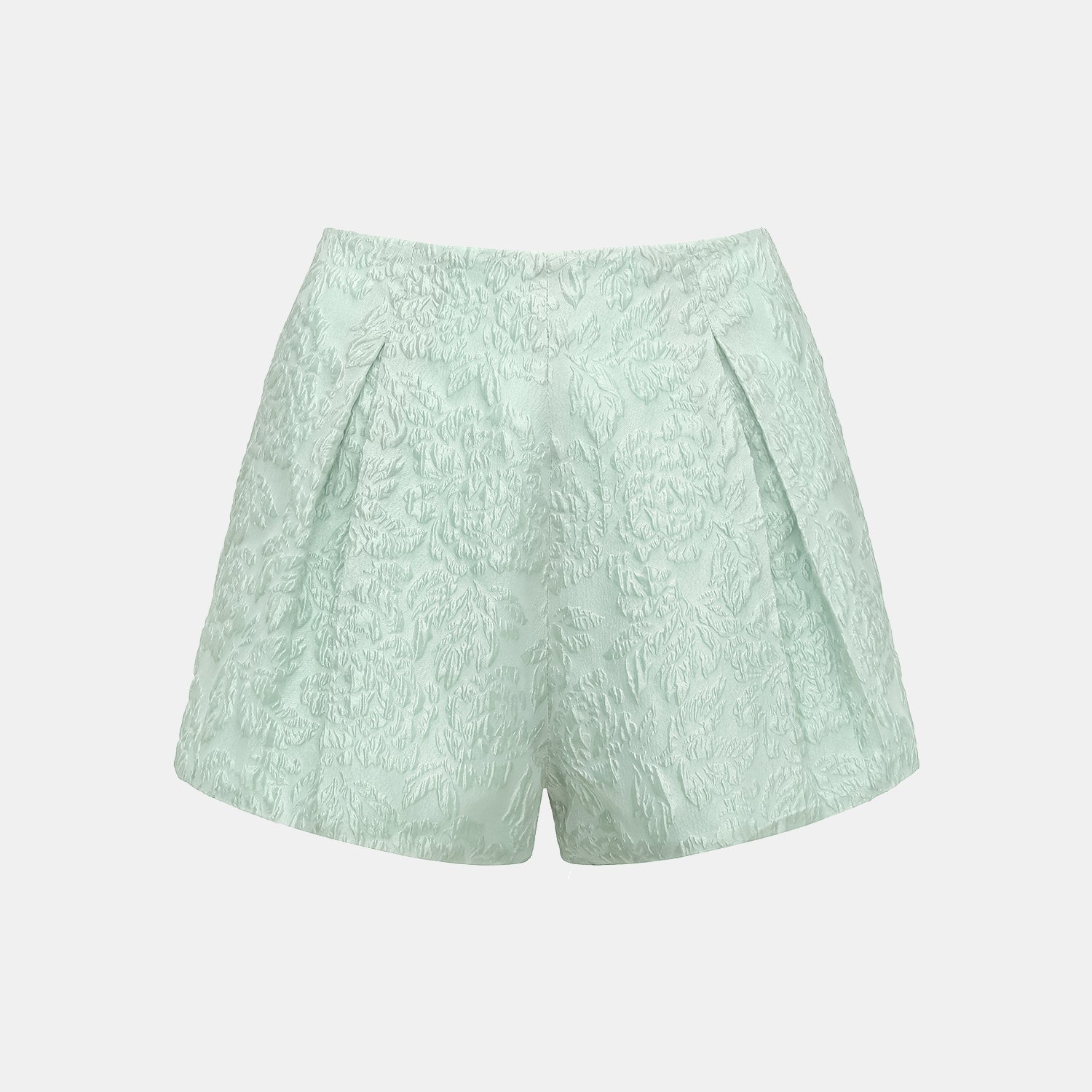 "Weekend at Monaco." 立體提花短褲—Pepper Mint