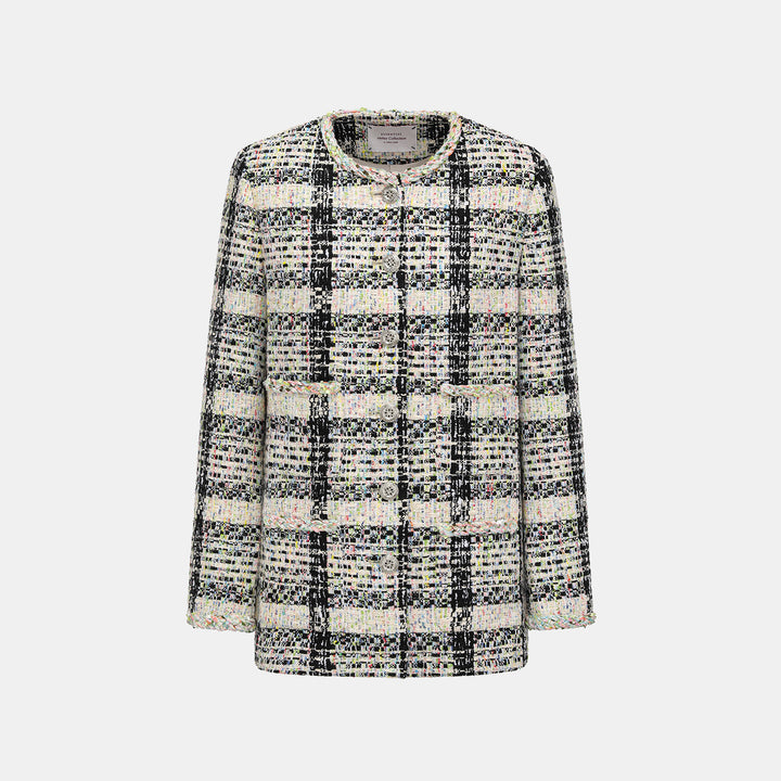 "Chelsea Citywalk." 法國高級訂製棉紡花呢經典No.6外套—Manhattan Nights曼哈頓之夜