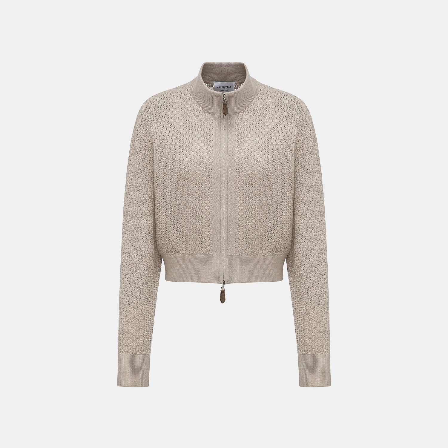 "Summer diary." Cashmere浮燦點織花眼工藝針織外套—Whispering of Fall 秋水暮煙