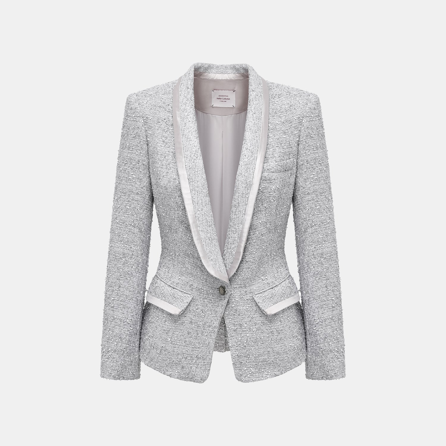 "Arcade of CherJoy Atelier." 法國夏日輕薄花呢立體剪裁修身西裝外套