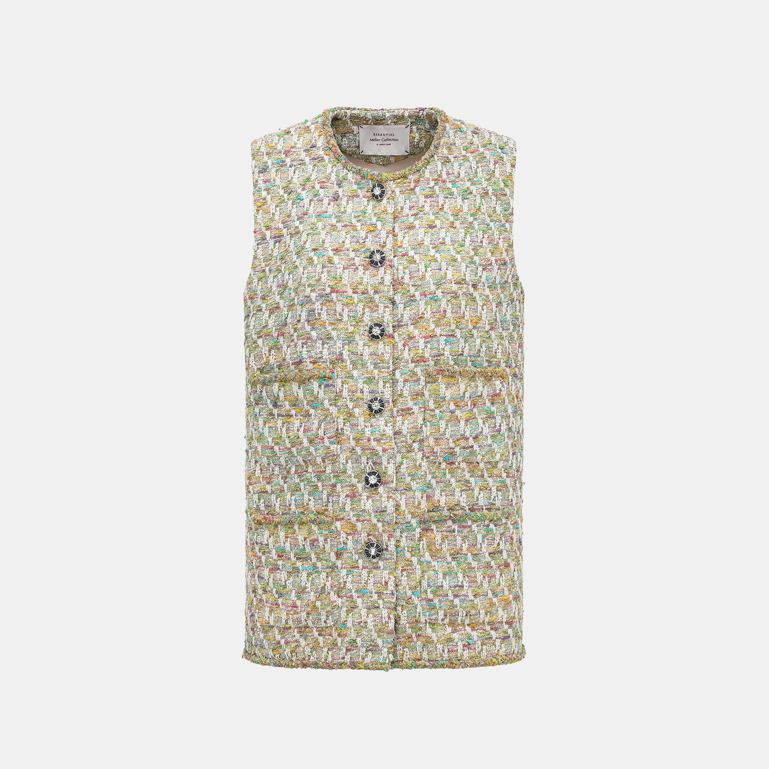 “Weekend at Monaco” 西班牙縷金工藝輕薄花呢馬甲背心—Emerald Waltz