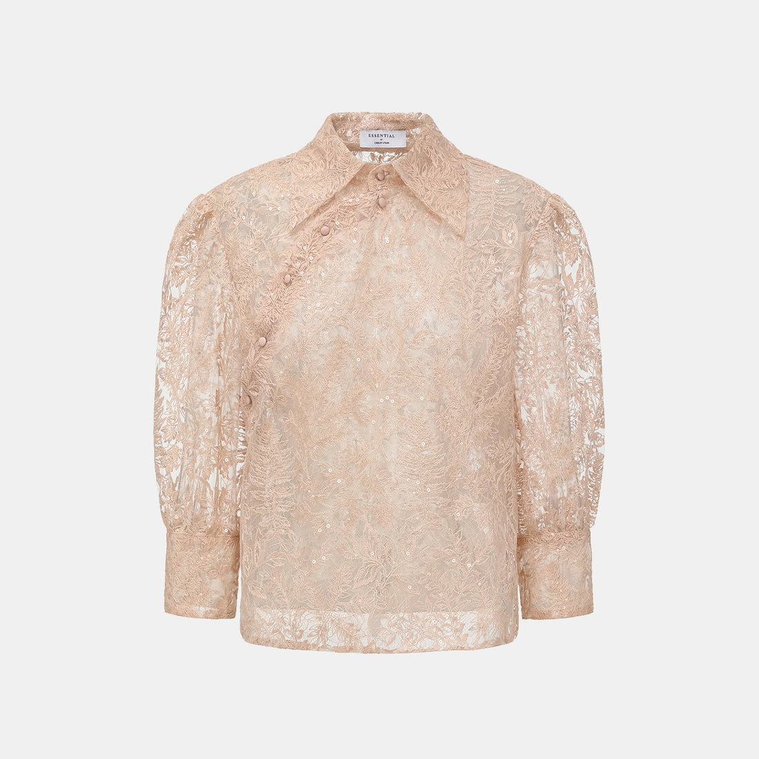 "Imperial Garden Teatime" 奢華珠繡輕國風蕾絲上衣