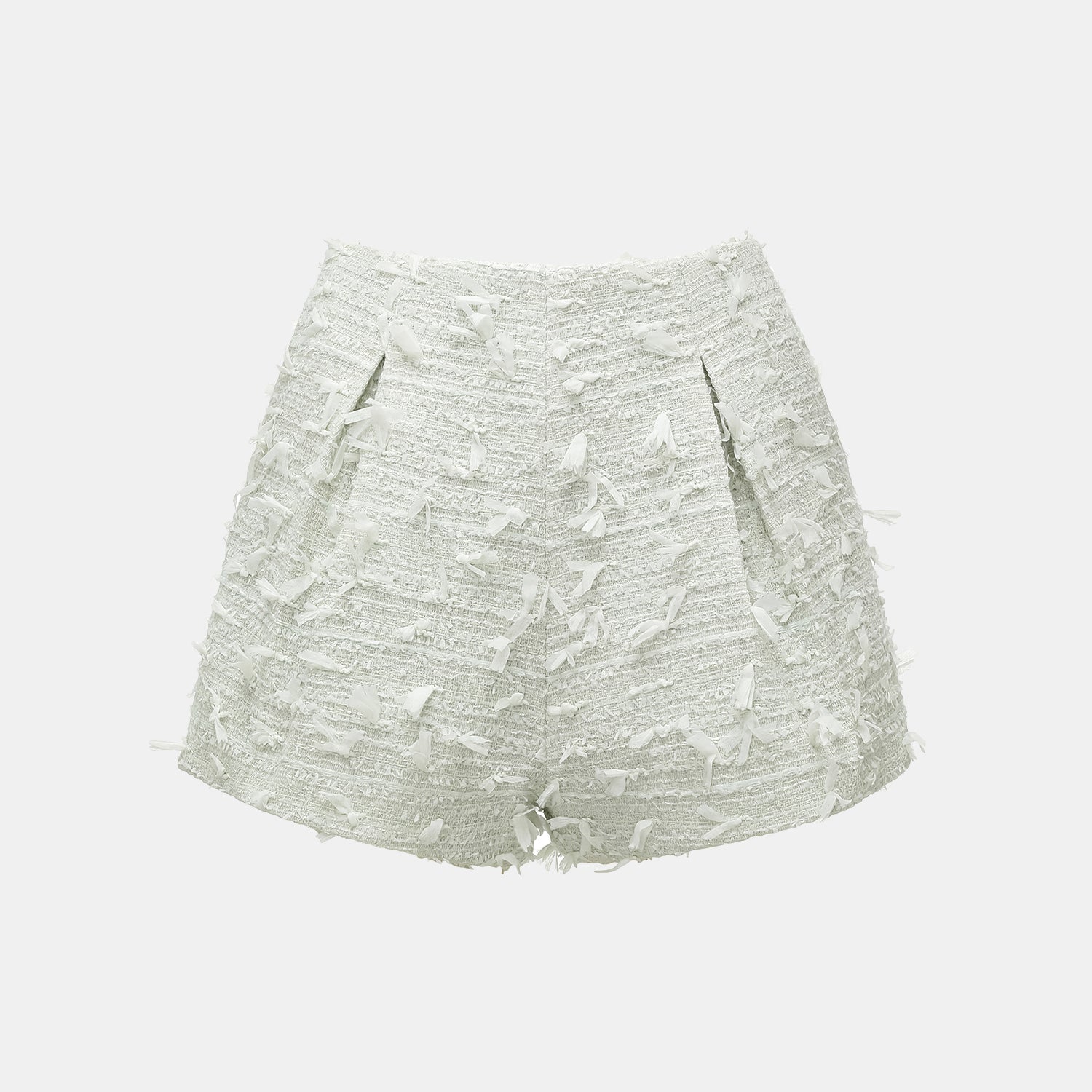 “春意” 輕薄花呢輕國風短褲—香苧暮春