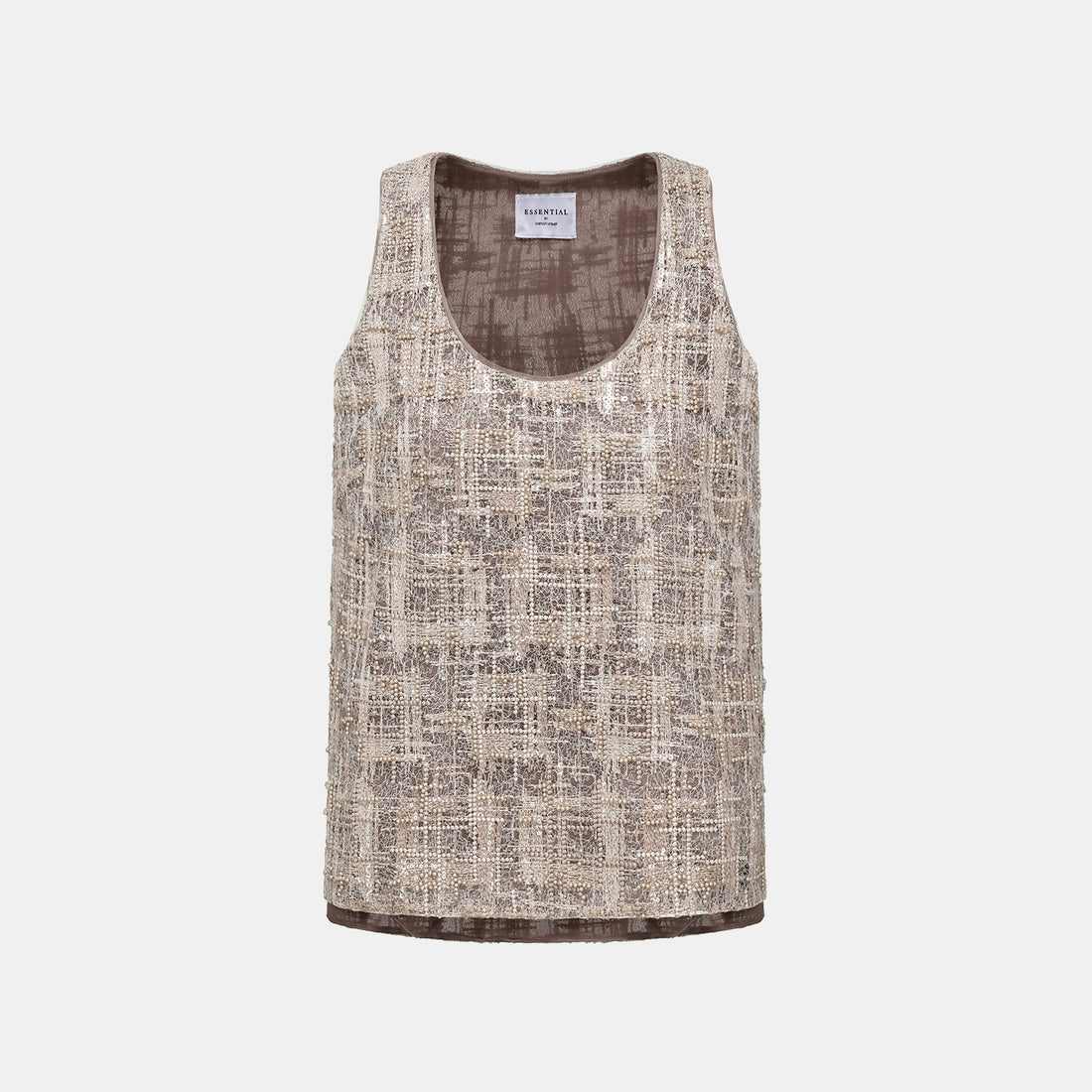 "Brunch at Ritz." 奢華蕾絲畫藝珠繡背心—The Gilded Kiss克林姆之吻