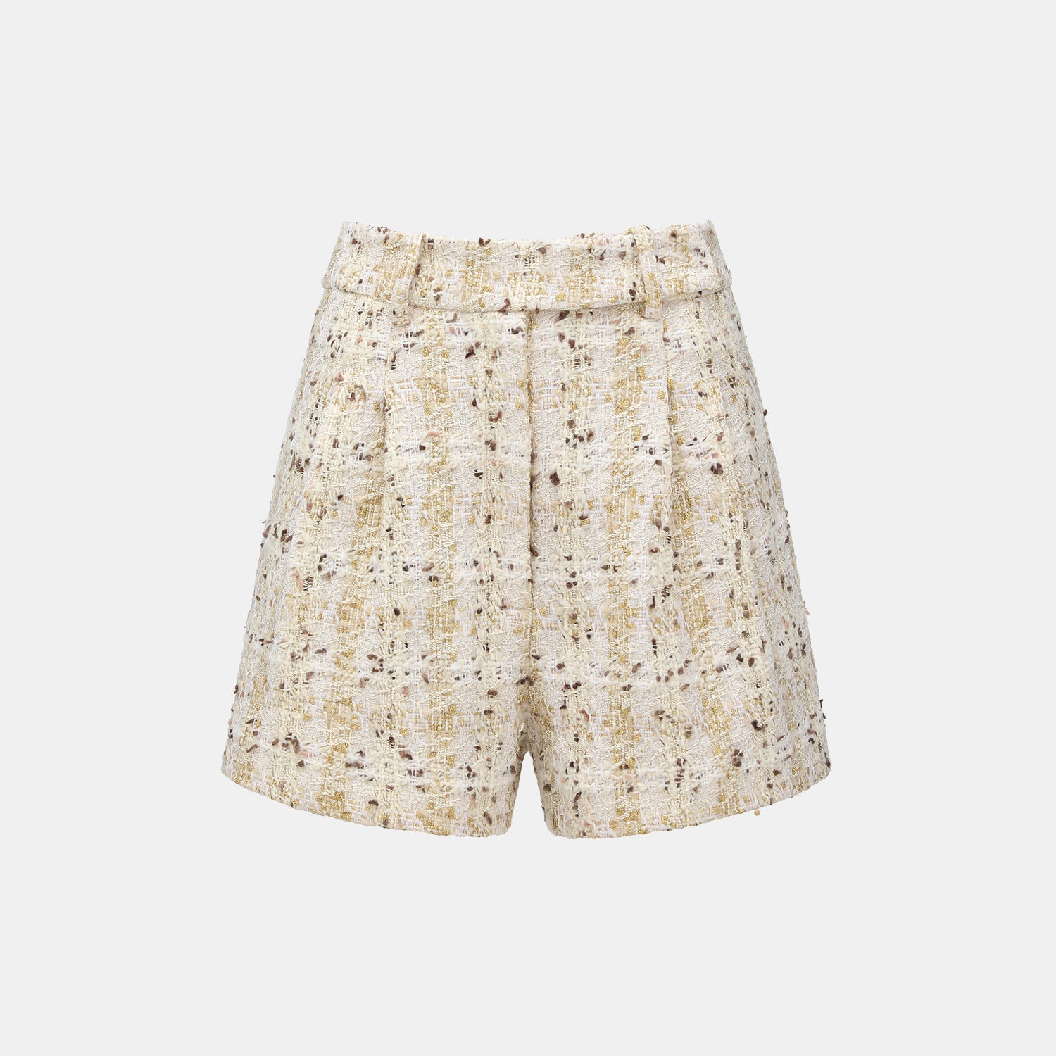 "Chelsea Citywalk." 法國經典絲金織藝花呢短褲—Gilded Lisbon金色里斯本