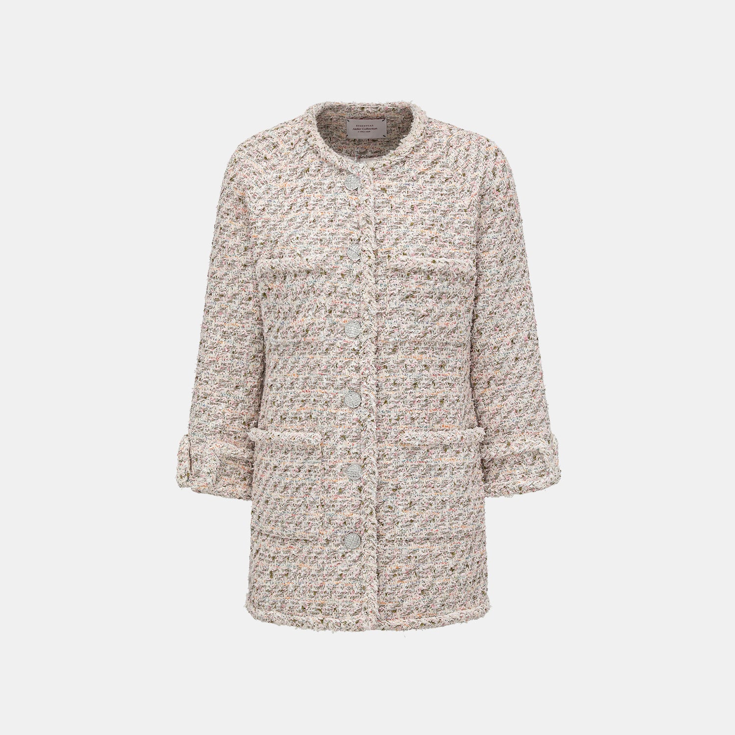 “Chelsea tea time."法國棉紡絲金經典No.5花呢外套—Dream Ballet夢序芭蕾