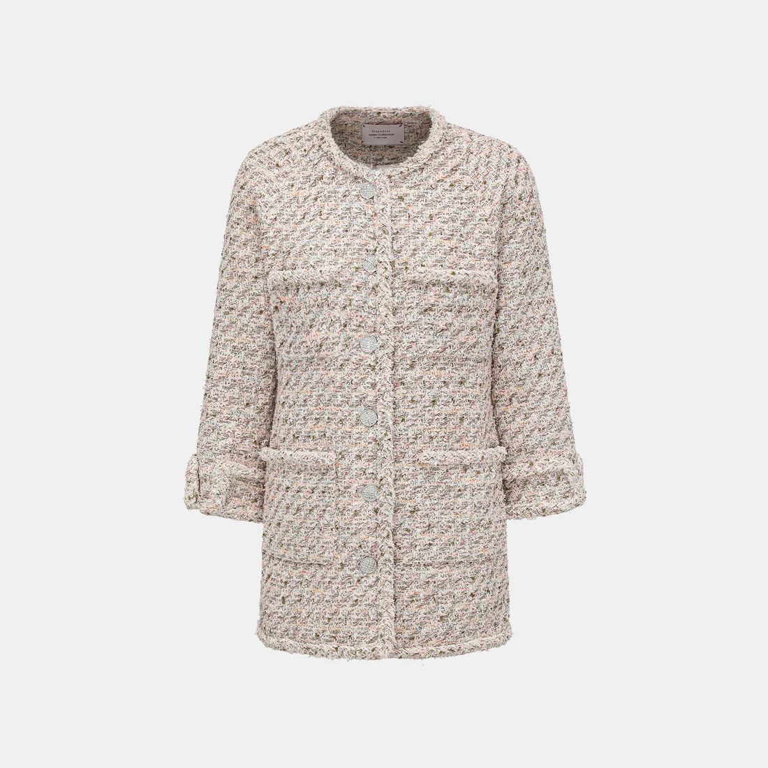 “Chelsea tea time."法國棉紡絲金經典No.5花呢外套—Dream Ballet夢序芭蕾