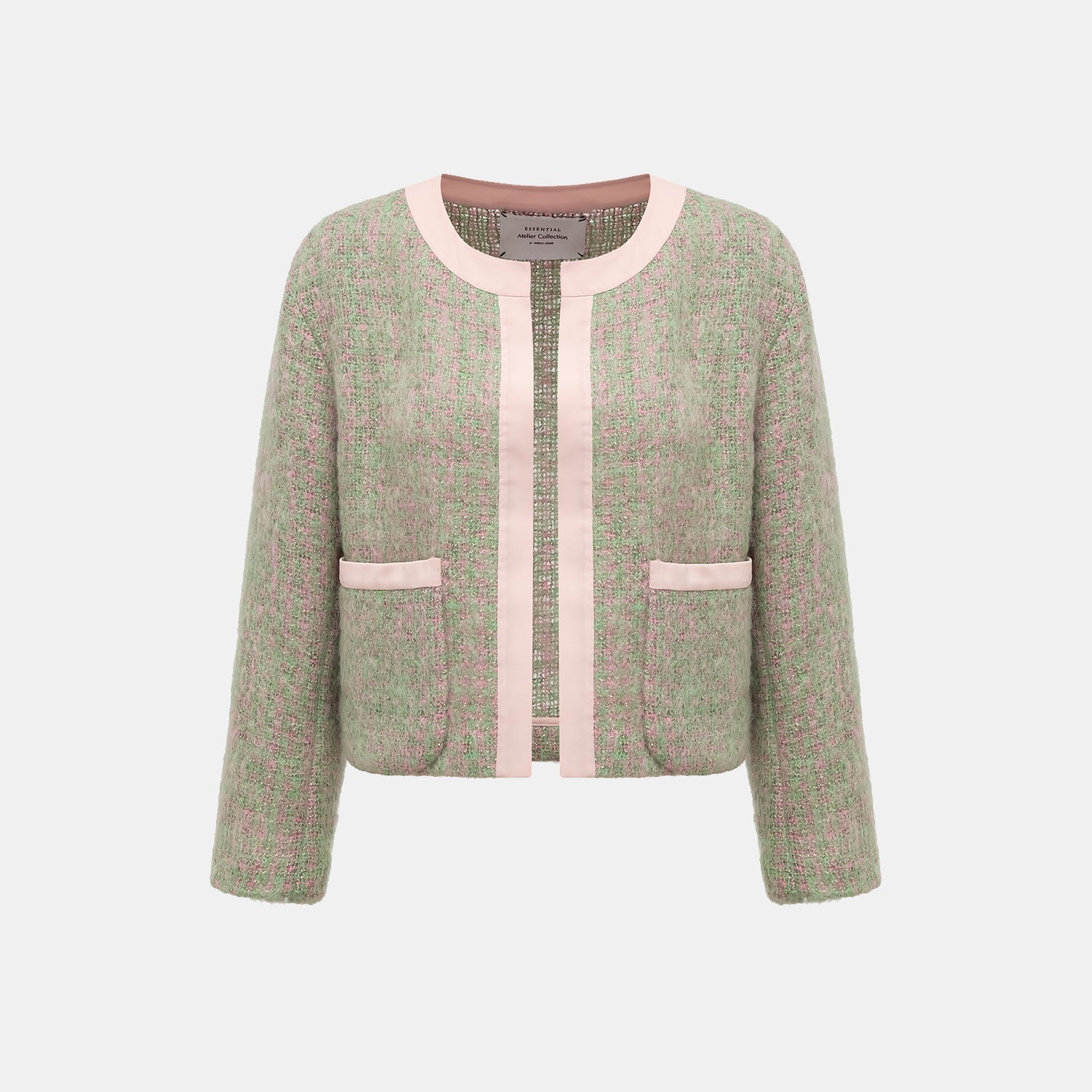 “Breeze boucle" 英國頂級輕薄花呢No.8外套—Easter Garden