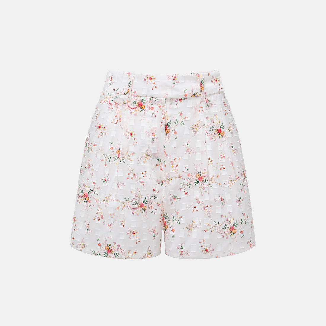 “慵懶俏麗”特殊工藝印花短褲