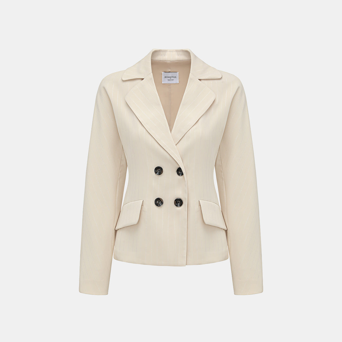 "Speak Sleek." 銀織工藝直條修身西裝外套—Drifted Light自由掠影