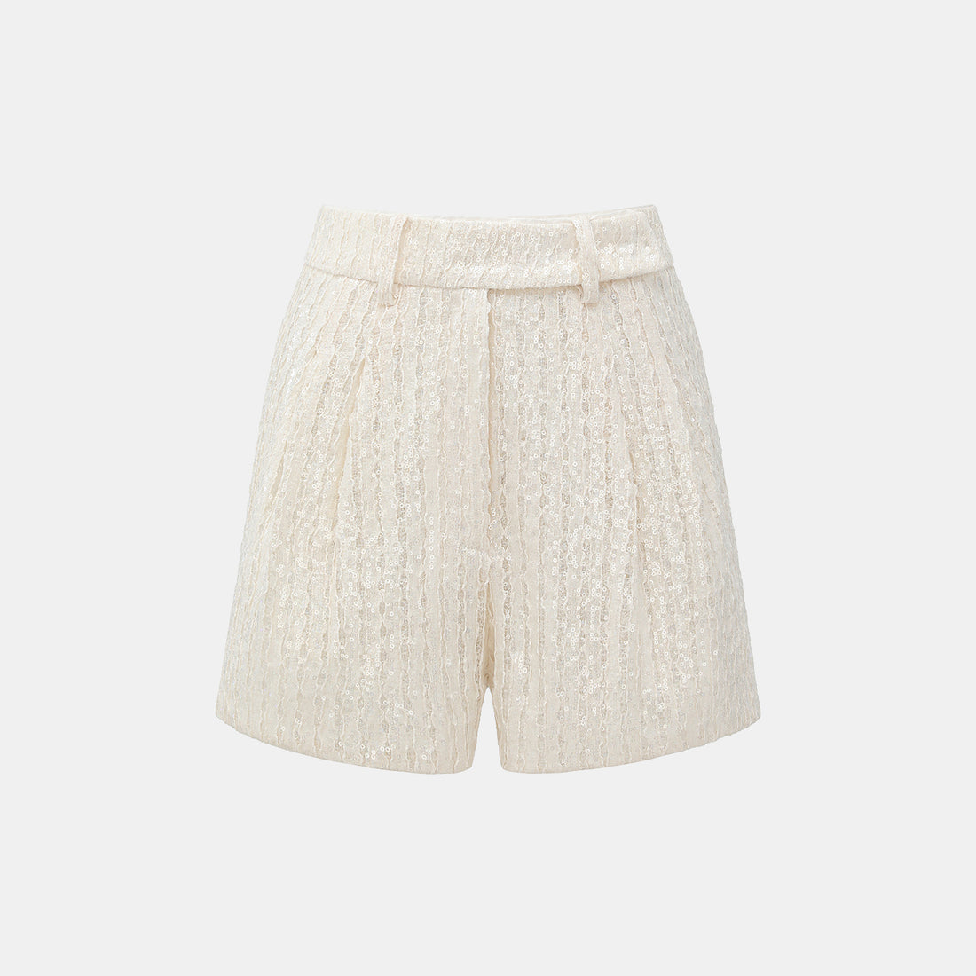 "Weekend at Monaco." 鏤花工藝亮片蕾絲短褲—Moonlit Luster 盧卡月光