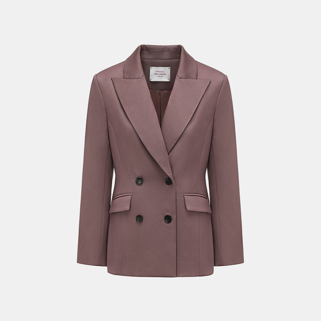 “Westminster Weekdays." 義大利頂級羊毛修身西裝外套—Rosewood Dusk烏木玫瑰