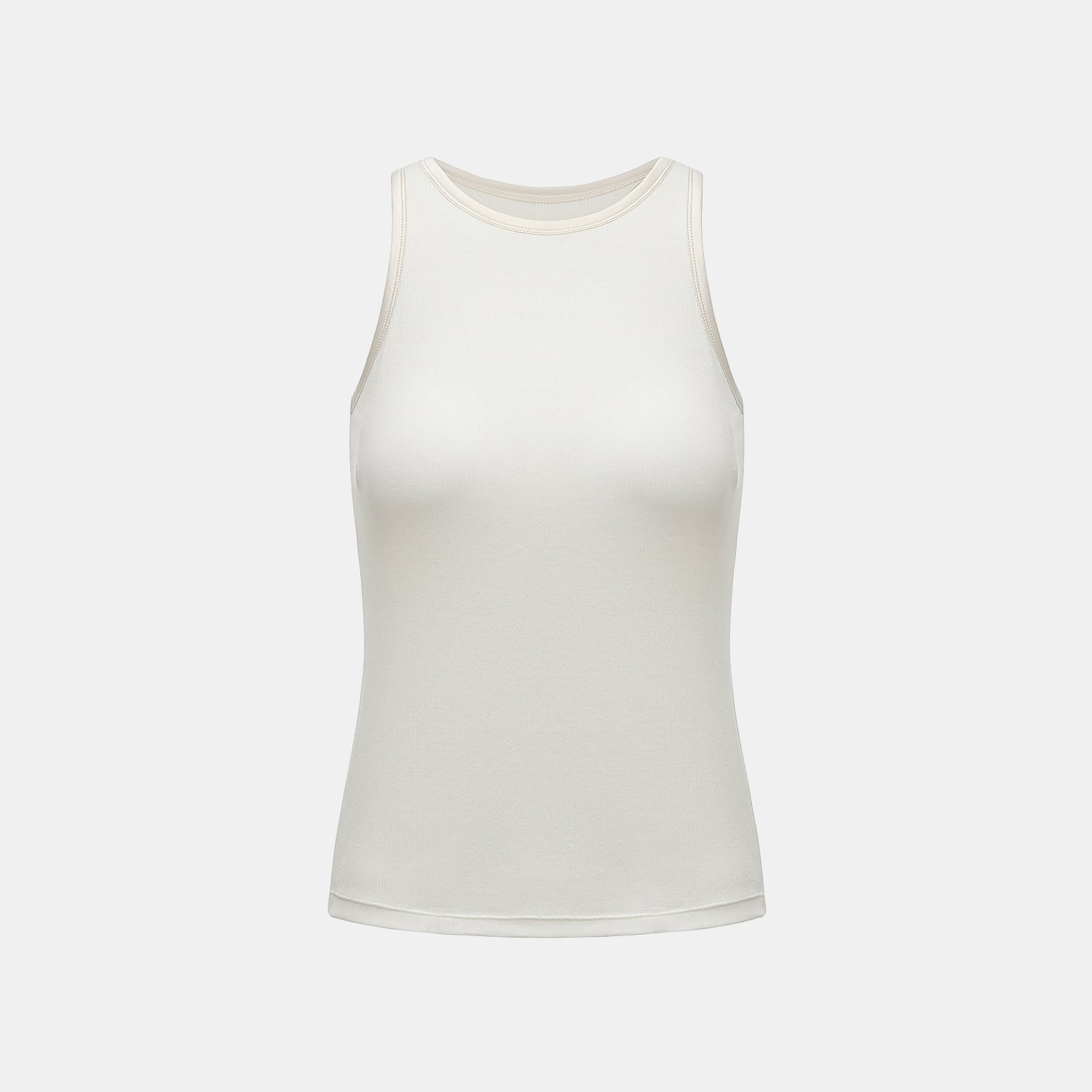 “By Inch." 極緻絲柔裸感緞邊修身Bra Top—利簡白