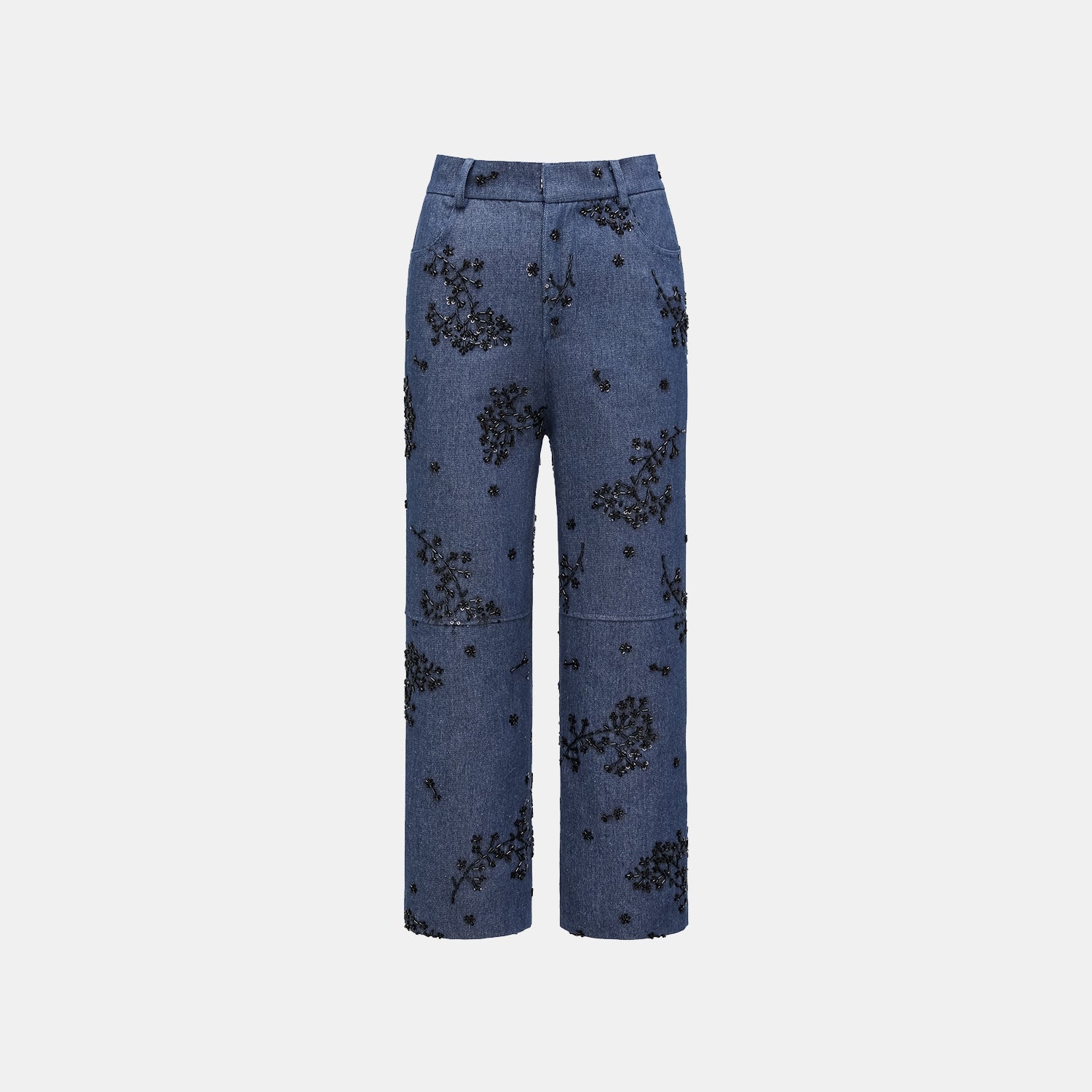 “春意” 義大利珠繡九分褲