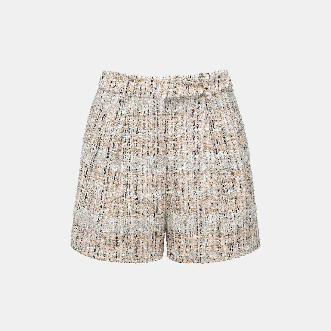 "Chelsea Citywalk." 法國棉紡節紗肌理花呢短褲—Uptown Gala上城晚宴