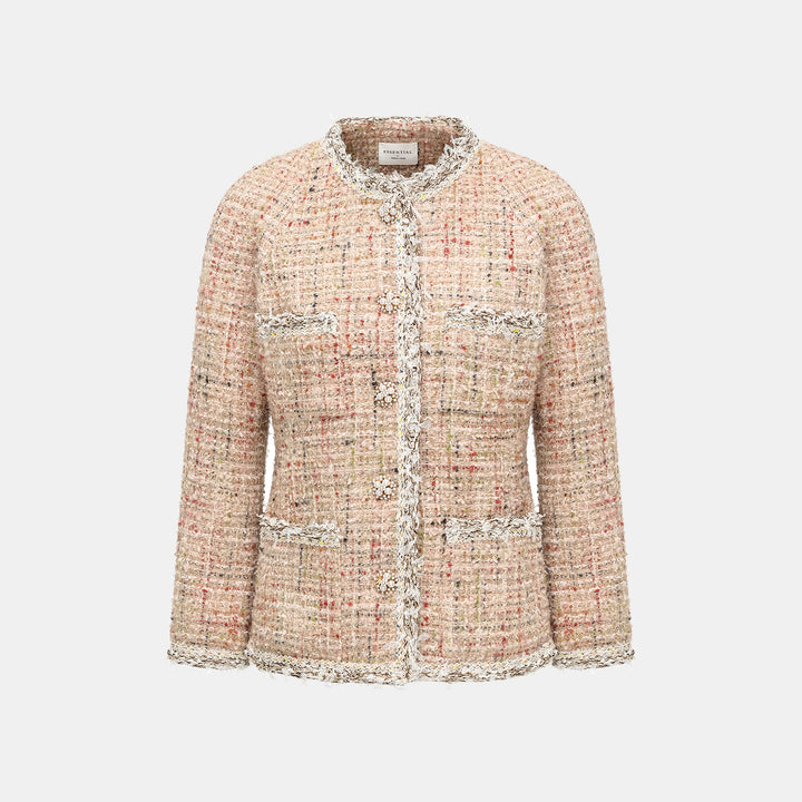 “Chelsea tea time.”  經典No.4花呢外套 —Berry latte