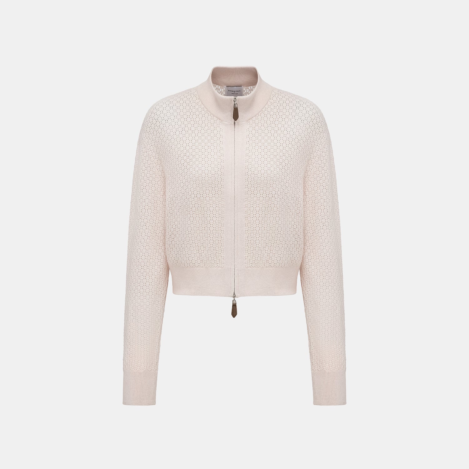 "Summer diary." Cashmere浮燦點織花眼工藝針織外套—Blush of Spring春綻芳菲