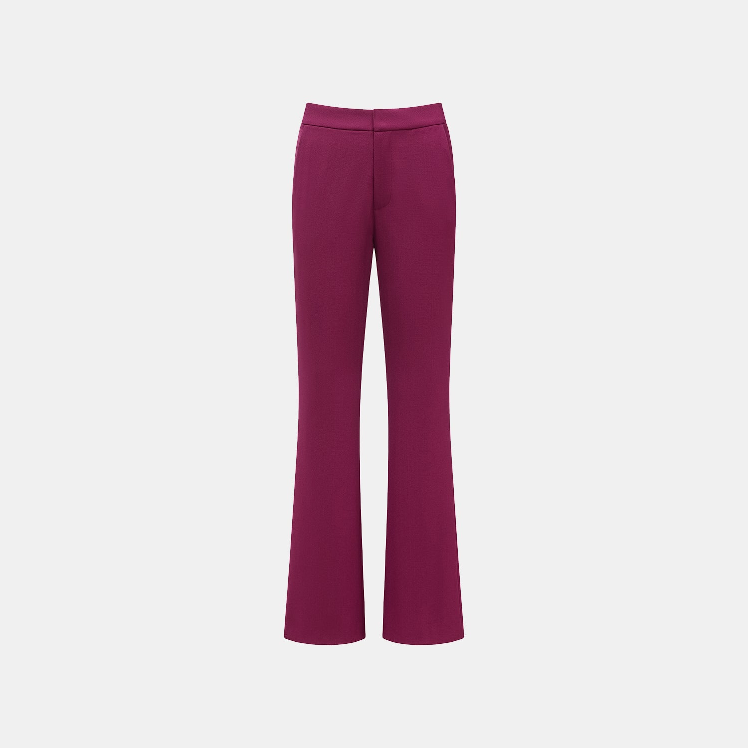 "Westminster Weekdays" Luxe Hemp Acetate Cropped Pants - Margaux 
