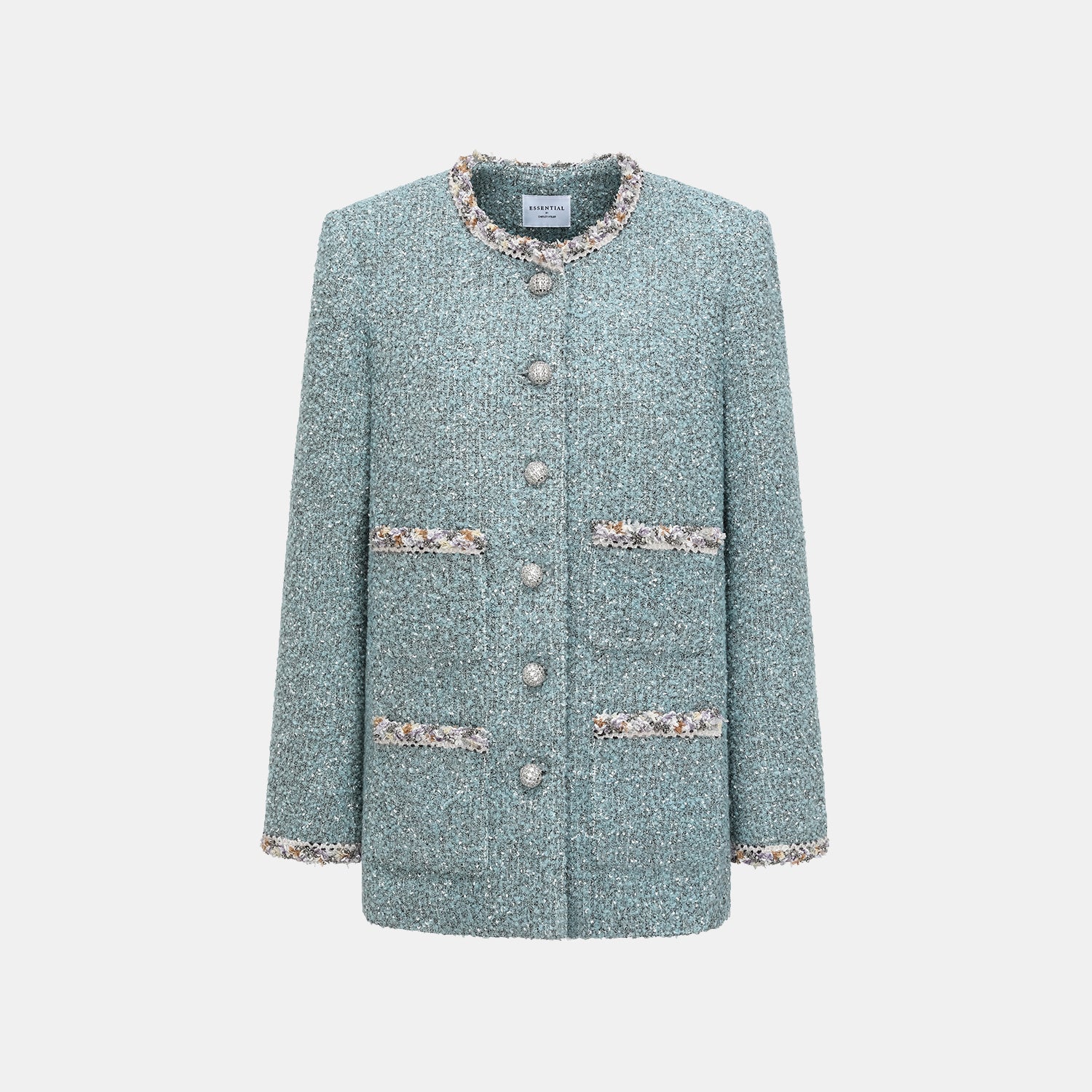 "Chelsea Citywalk." 義大利肌理工藝花呢經典No.6外套—Glacier Dream