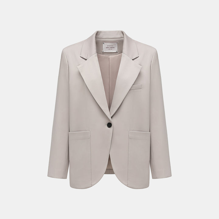 “Westminster Weekdays." 義大利頂級羊毛西裝外套—Iris Ash銀霧鳶尾