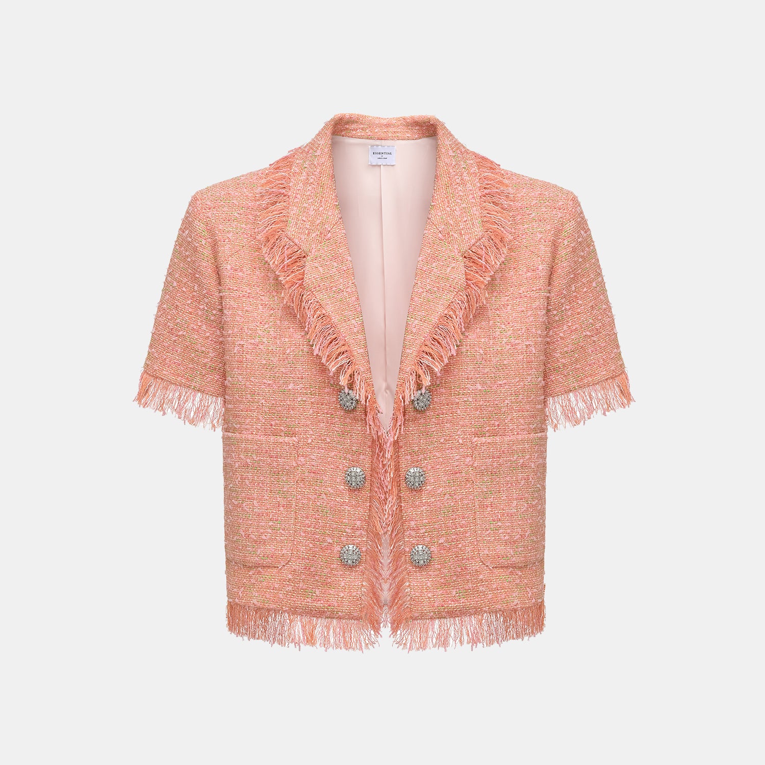 “Chelsea tea time." 花呢短袖外套—Summer Berry Delight