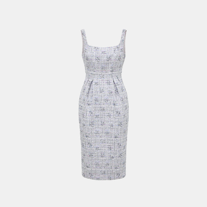"Arcade of CherJoy Atelier." French summer light tweed three-dimensional tailoring dress 